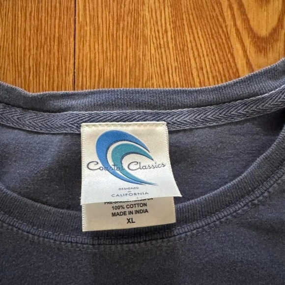 Y2K Surf Dog Shirt Maui Hawaii Blue Washed Skater Surfwear Size XL‎ - Picture 5 of 7